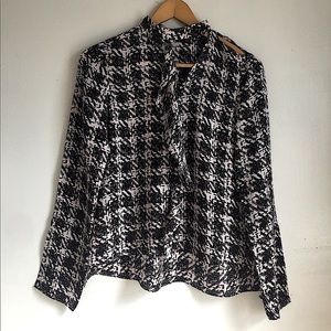 DEREK LAM 10 CROSBY Silk Blouse